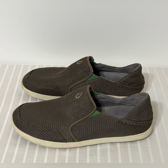 Olukai Nohea Mesh Slip On Shoes Loafers Sneakers Brown Men’s Size 8 - Picture 3 of 15